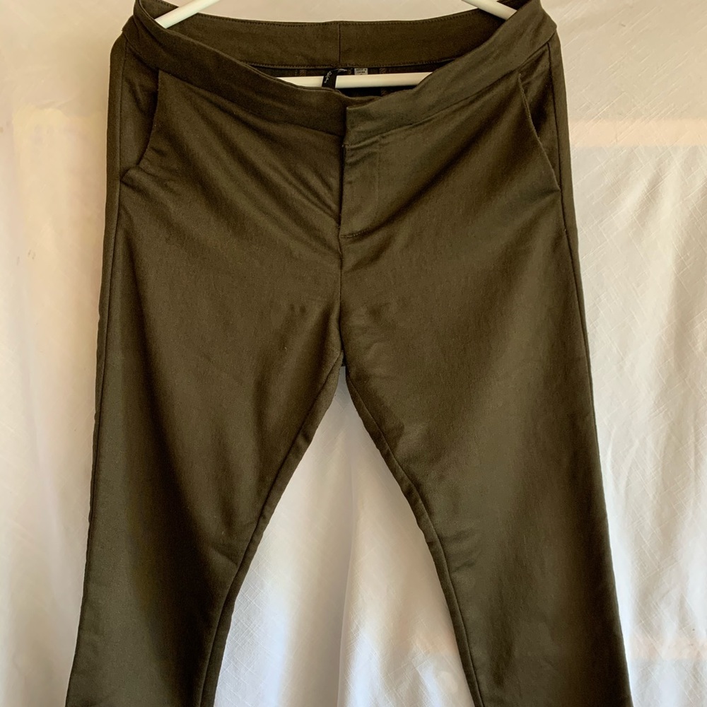 Olive color pants size 8